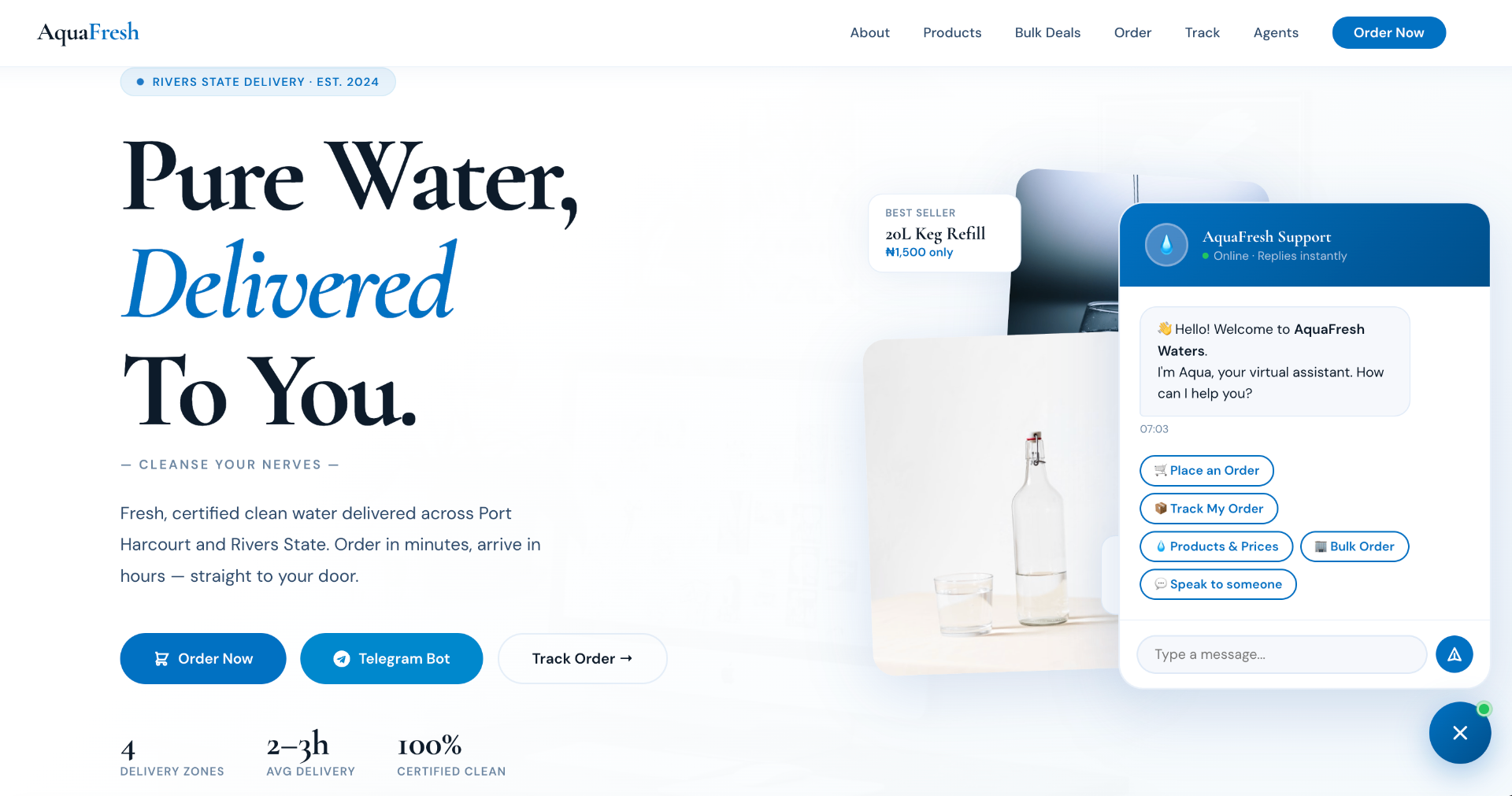 AquaFresh E-Commerce